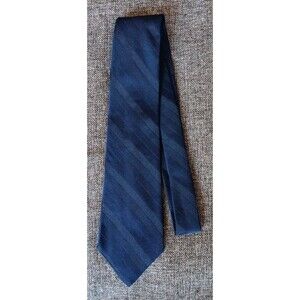 Tie 70s 80s 90s Y2K New Vintage Stock Mens Esquire Blue Stripe 3.75 Wide 55 Long